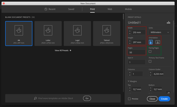 Plugin - InDesign document creation