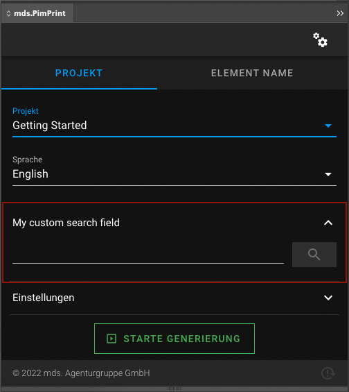 Plugin CustomField Search