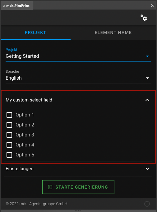 Plugin CustomField Select multiple